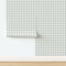 Modern Farmhouse Hand Painted Watercolor Check Texture Lines Stripes Plaid Gingham Rustic Country Playful Classic Kitchen Green Seafoam Soft Custom Pre-pasted Wallpaper by Spoonflower Pre-Pasted Wallpaper 2FT Wide